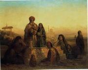 unknow artist, Arab or Arabic people and life. Orientalism oil paintings 183